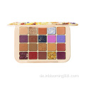 Hochpigmentierte Glitzer -Make -up -Lidschattenpalette